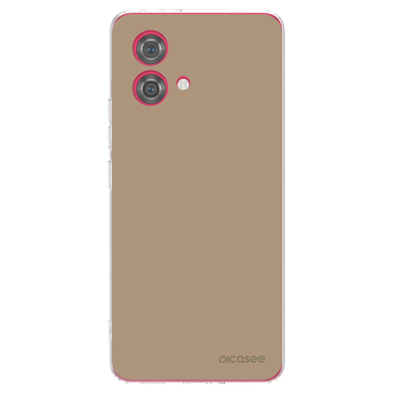 Picasee silikonowe przeźroczyste etui na Motorola Moto G84 5G - Soft Sand