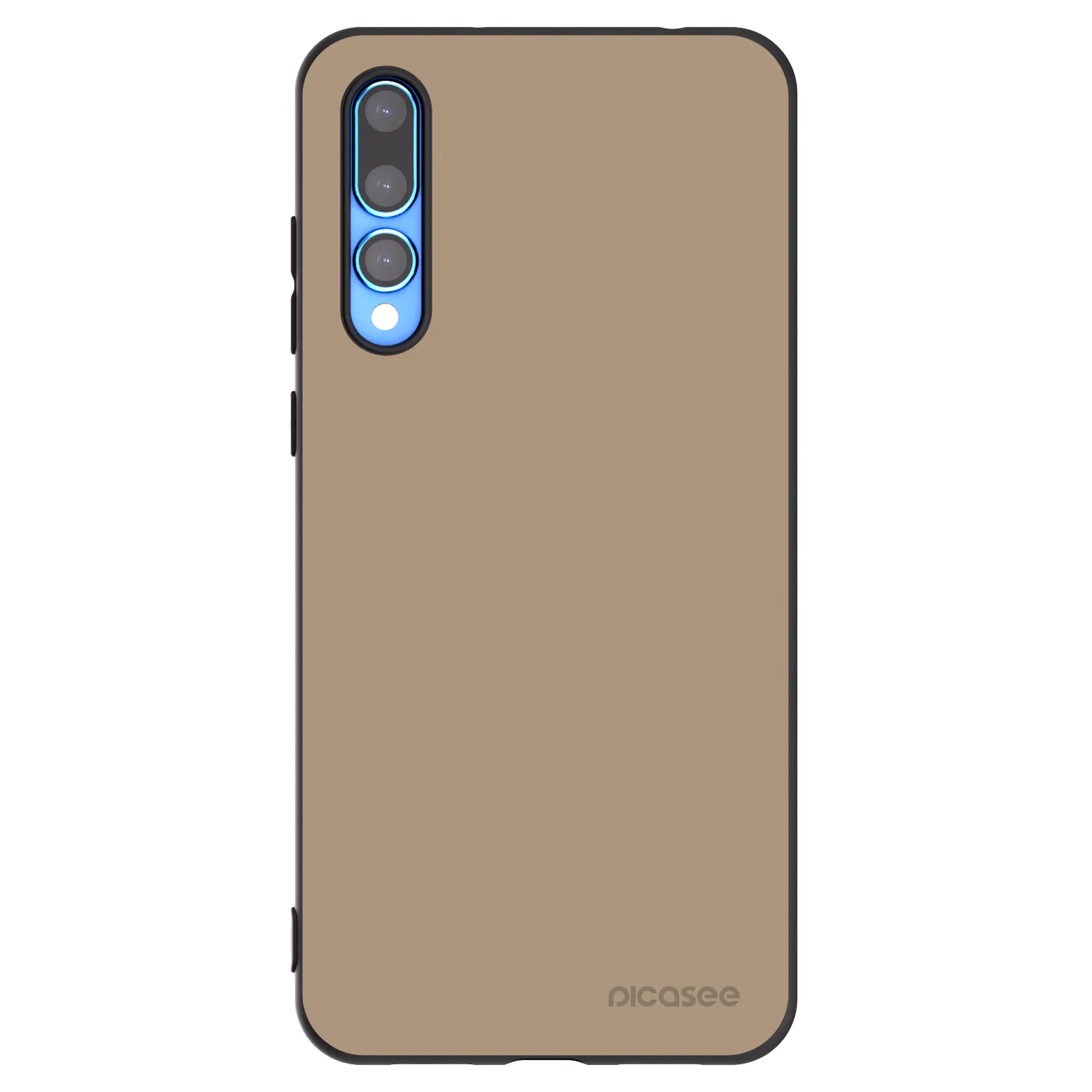 Picasee silikonowe czarne etui na Huawei P20 Pro - Soft Sand