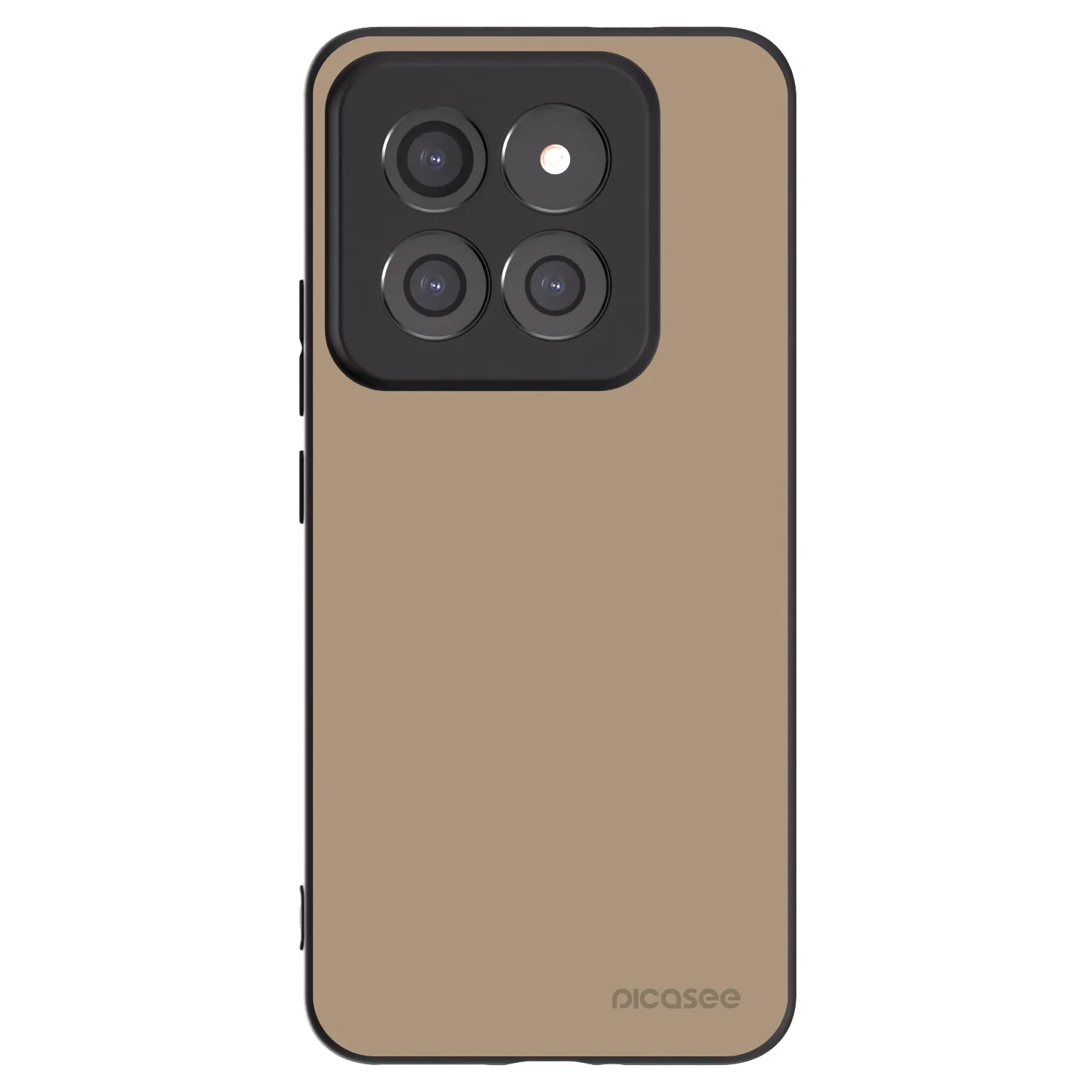 Picasee silikonowe czarne etui na Xiaomi 14 Pro - Soft Sand