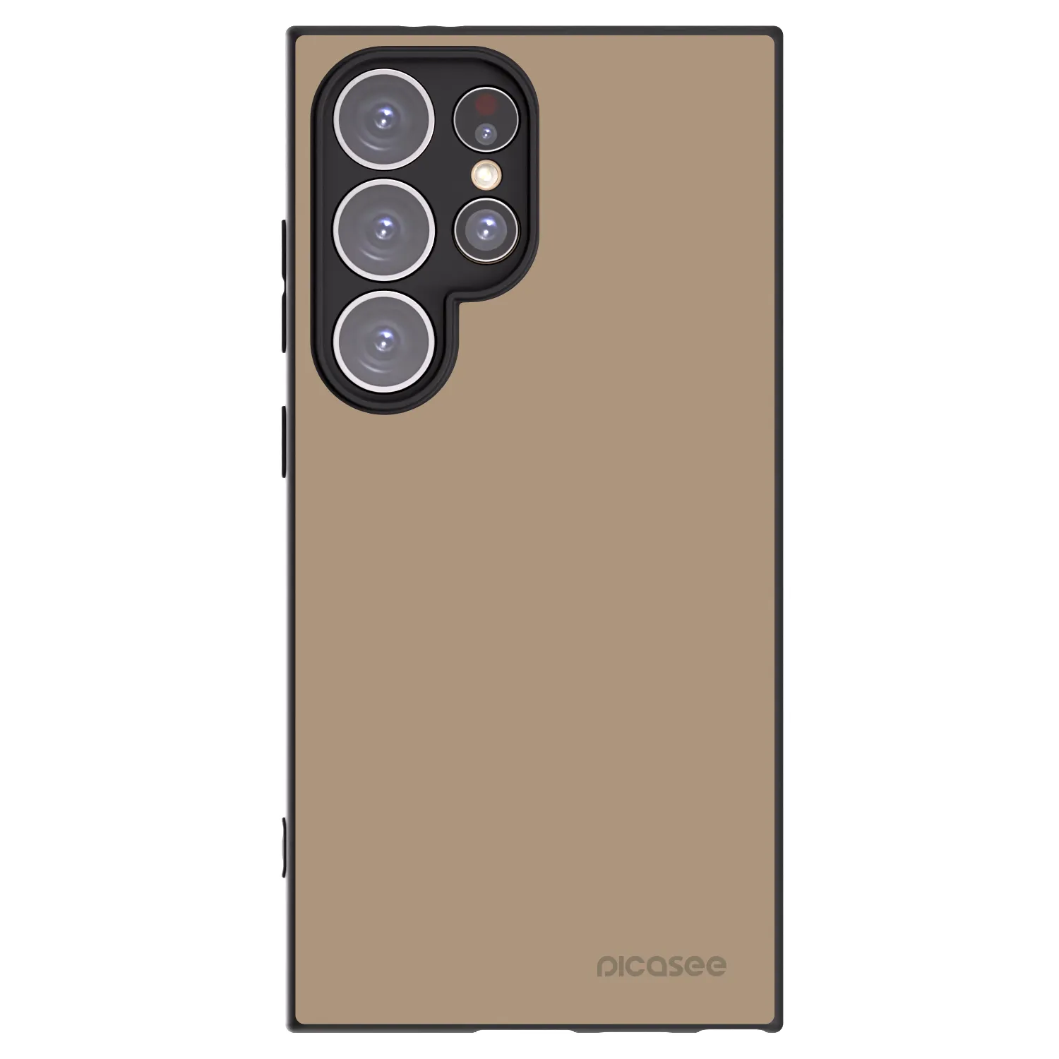 Picasee silikonowe czarne etui na Samsung Galaxy S24 Ultra S928B 5G - Soft Sand