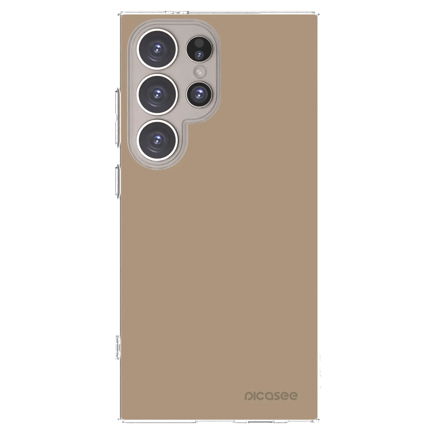 Picasee silikonowe przeźroczyste etui na Samsung Galaxy S24 Ultra S928B 5G - Soft Sand