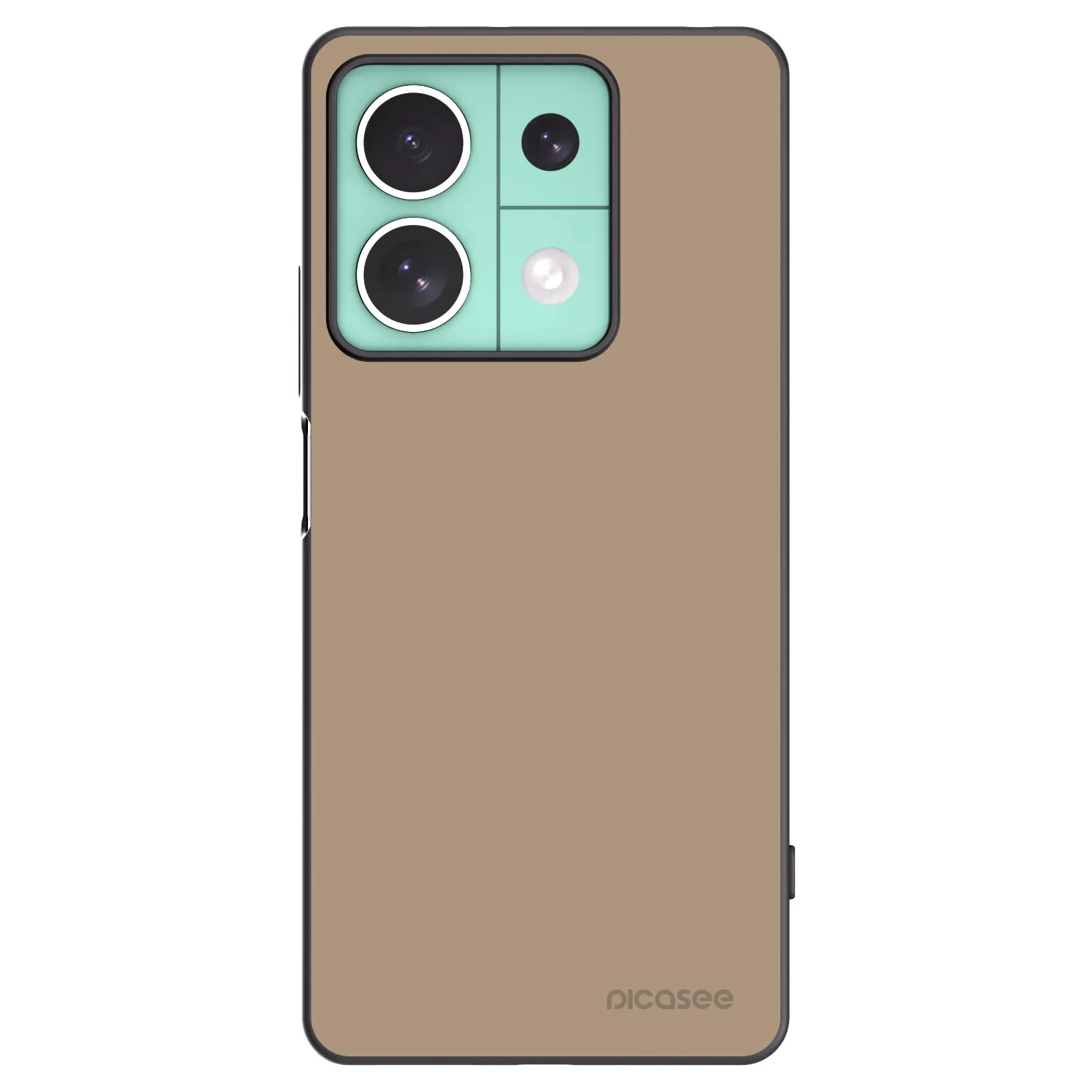 Picasee silikonowe czarne etui na Xiaomi Redmi Note 13 5G - Soft Sand