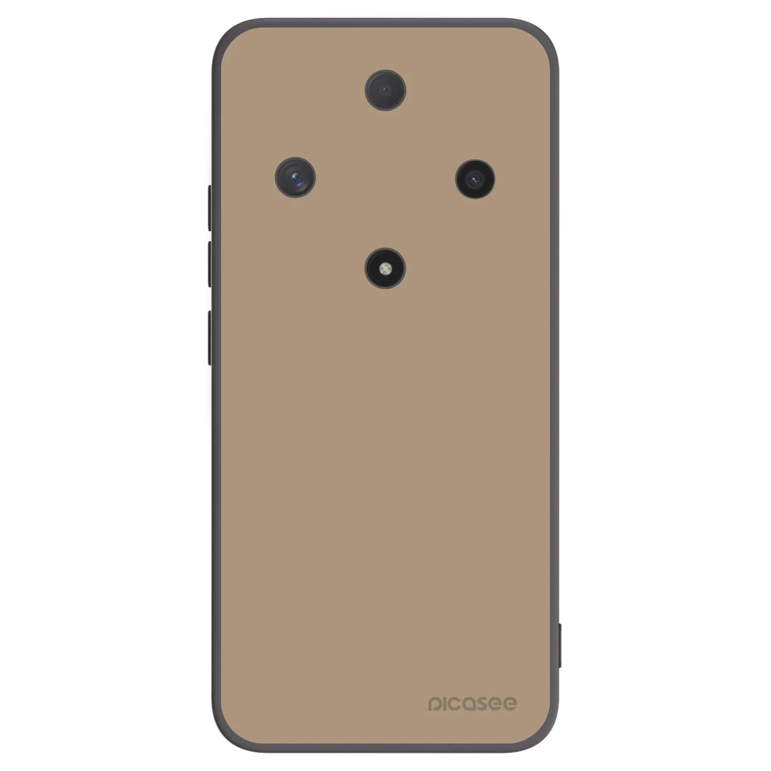 Picasee silikonowe czarne etui na Honor Magic6 Lite 5G - Soft Sand