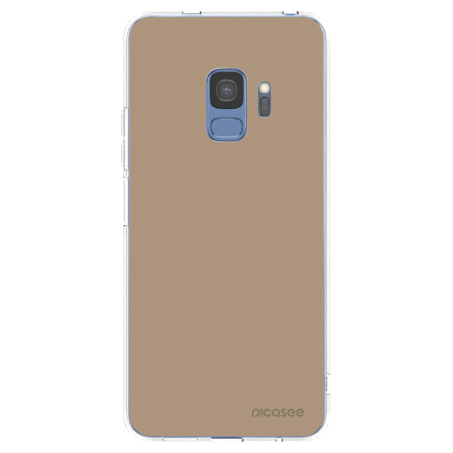 Picasee silikonowe przeźroczyste etui na Samsung Galaxy S9 G960F - Soft Sand