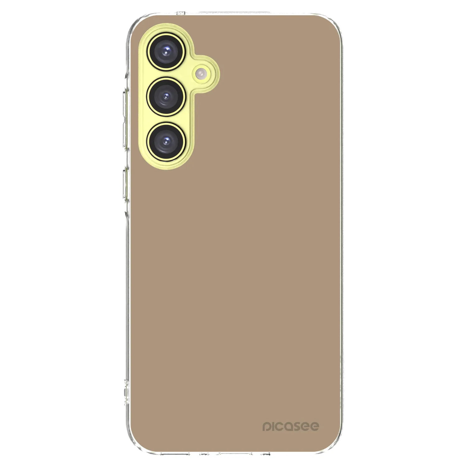 Picasee silikonowe przeźroczyste etui na Samsung Galaxy A35 5G A356B - Soft Sand