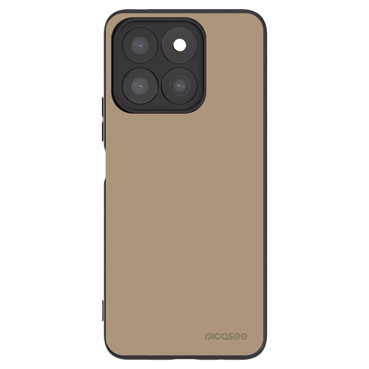 Picasee silikonowe czarne etui na Honor X8b - Soft Sand