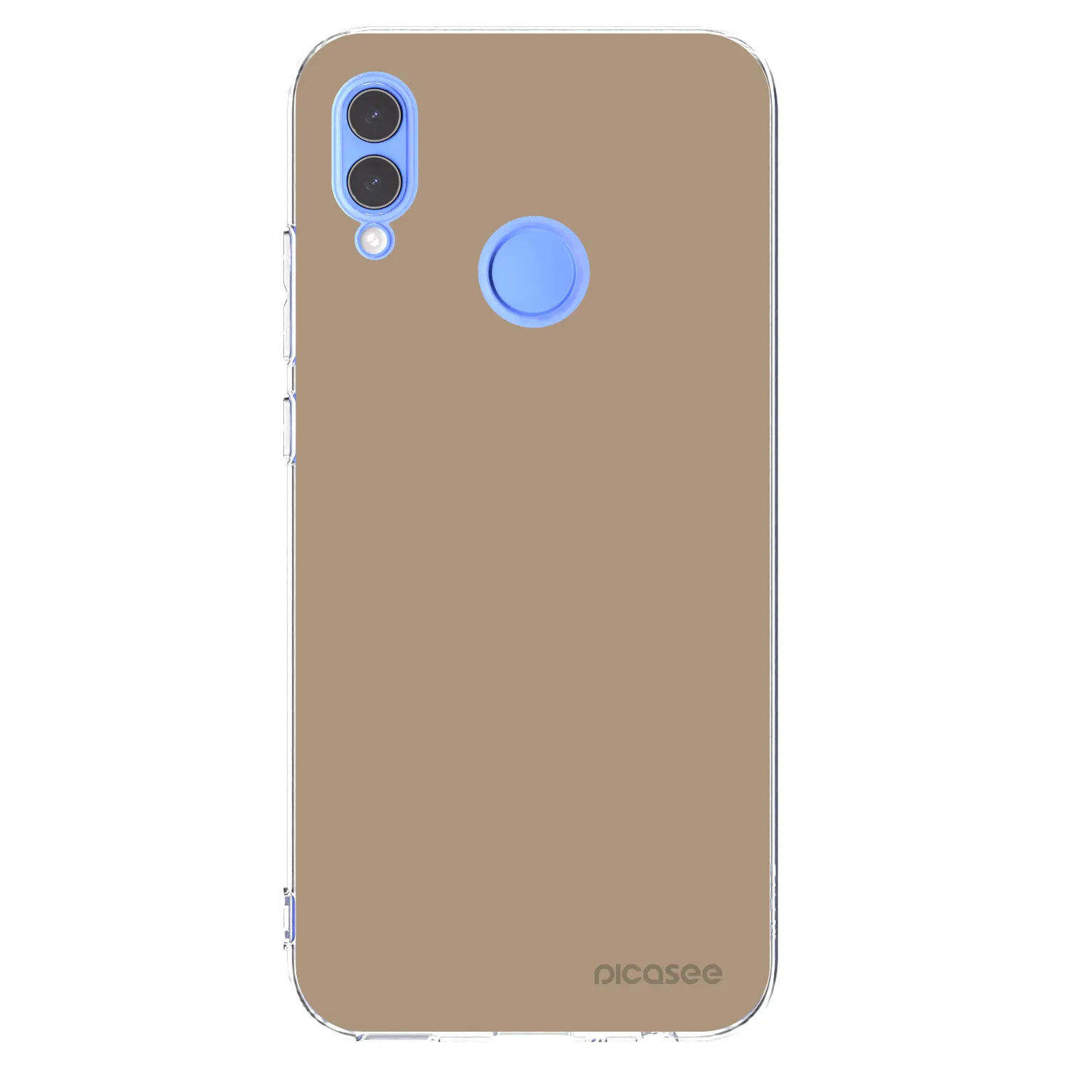 Picasee silikonowe przeźroczyste etui na Honor 10 Lite - Soft Sand