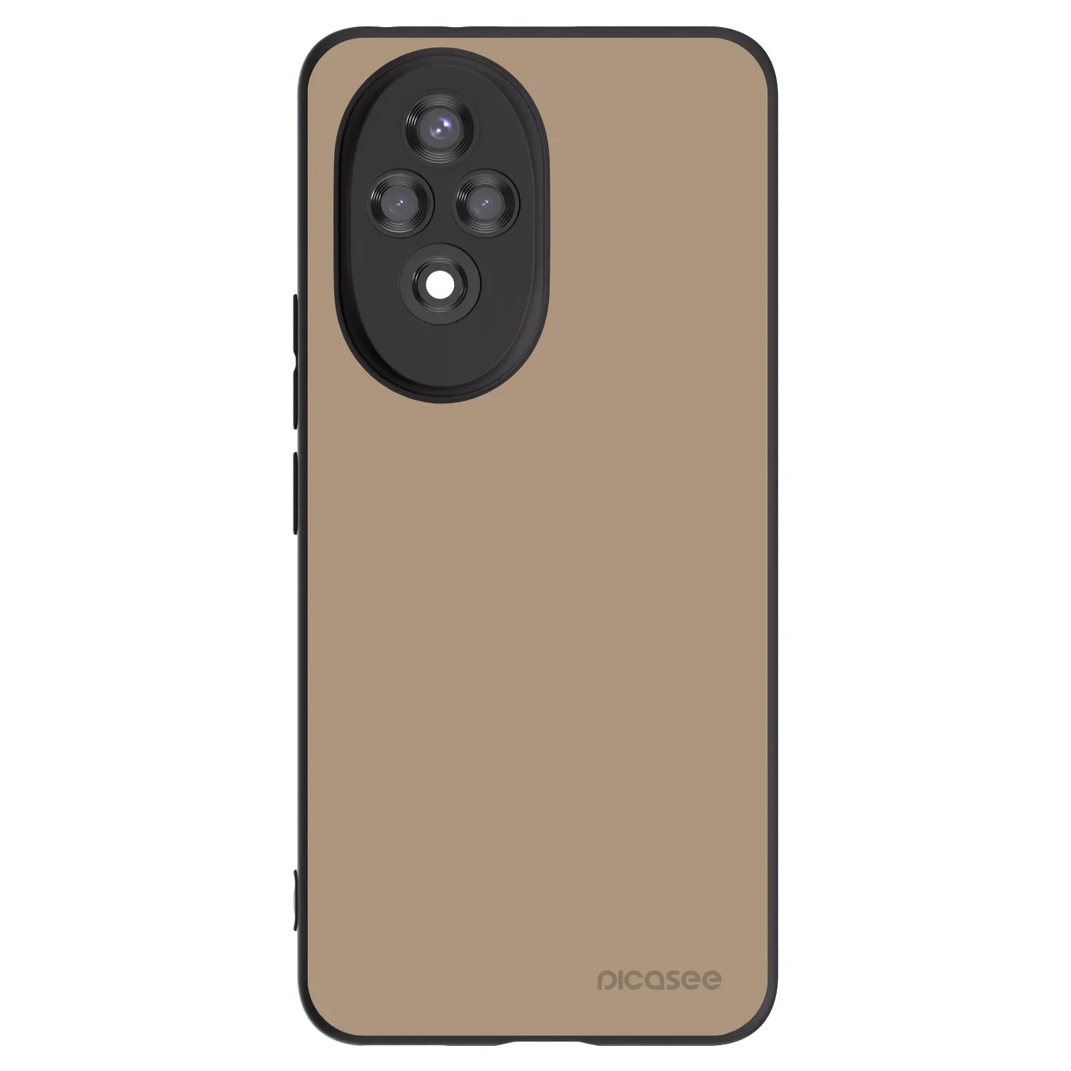 Picasee silikonowe czarne etui na Honor 200 Pro 5G - Soft Sand