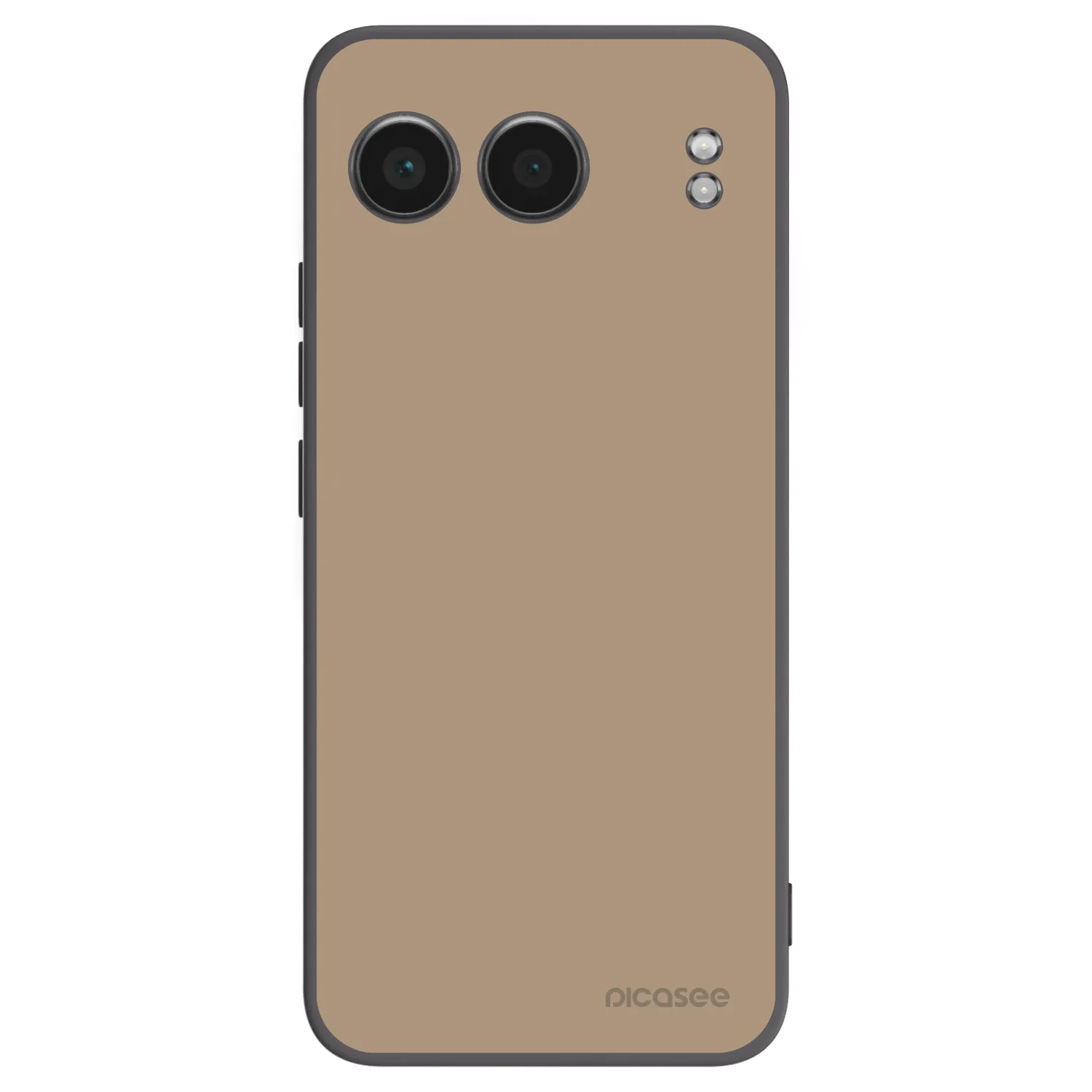 Picasee silikonowe czarne etui na OnePlus Nord 4 - Soft Sand