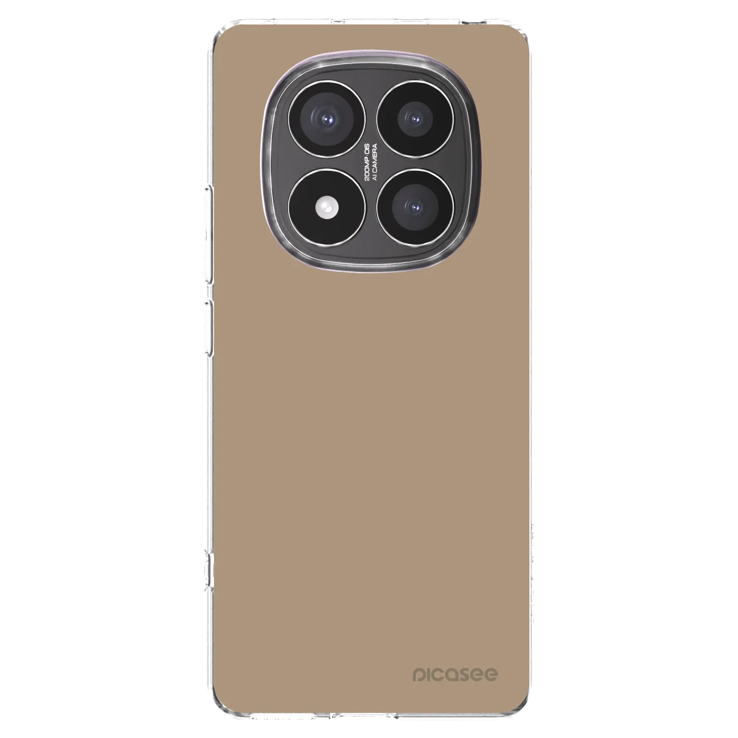 Picasee silikonowe przeźroczyste etui na Xiaomi Redmi Note 14 Pro+ 5G - Soft Sand