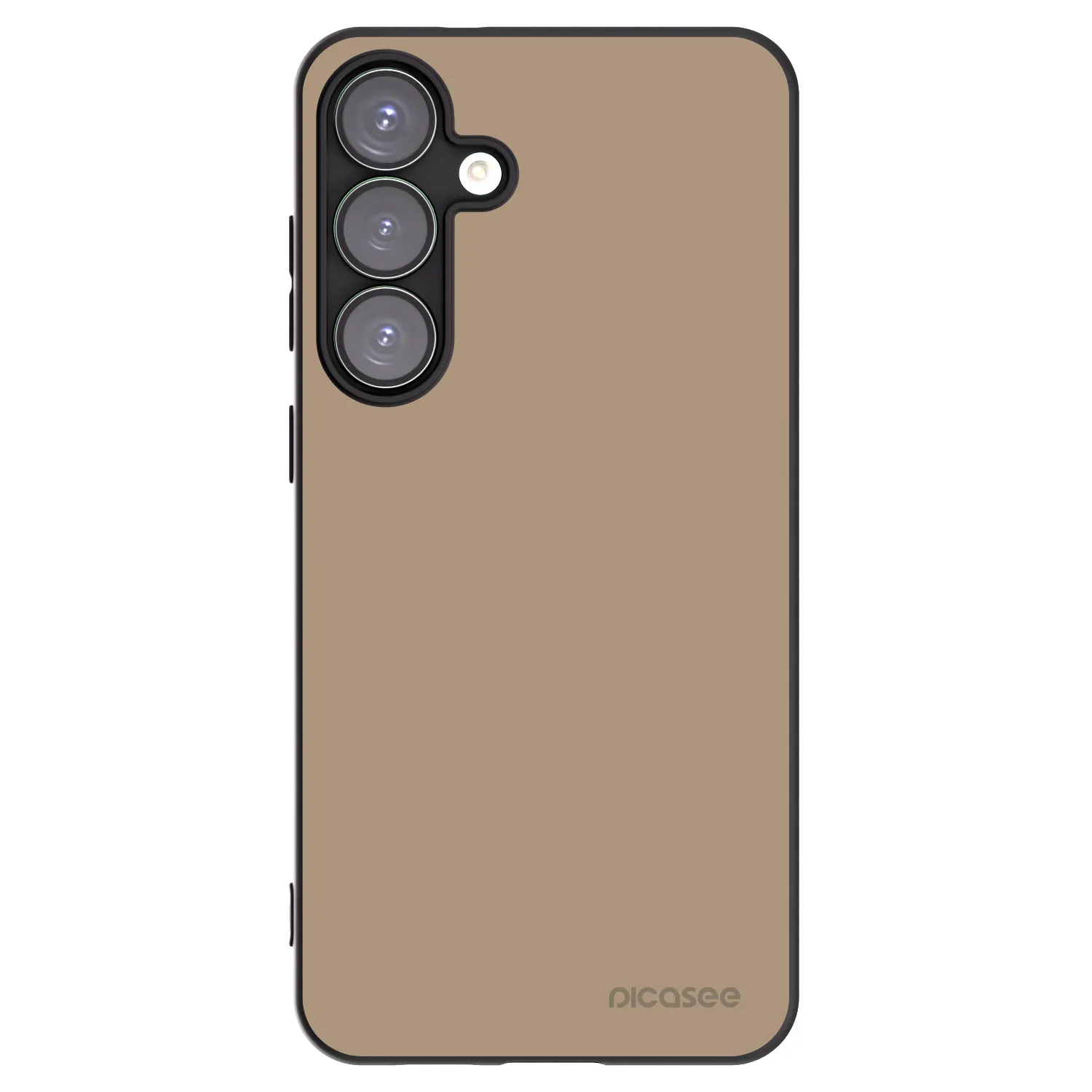Picasee silikonowe czarne etui na Samsung Galaxy S25+ 5G - Soft Sand