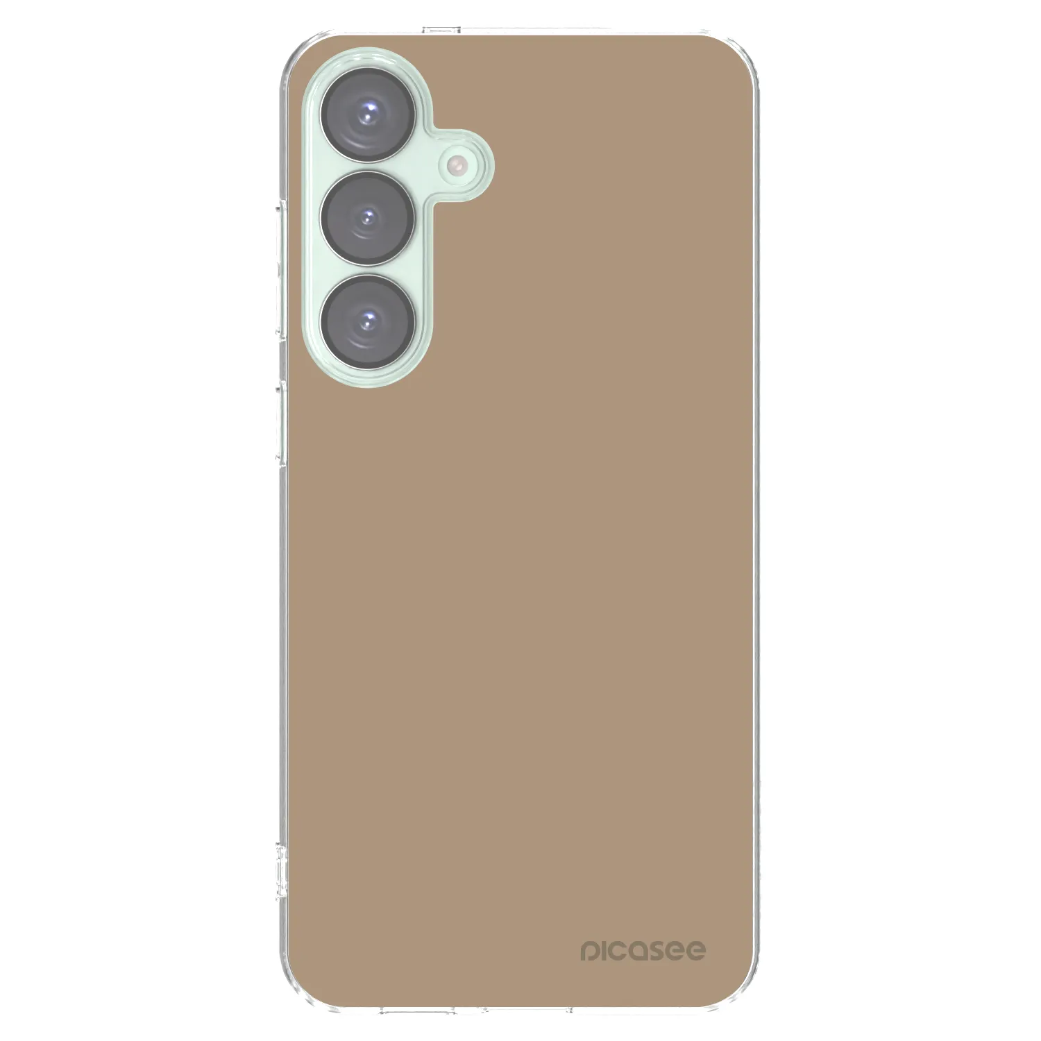 Picasee silikonowe przeźroczyste etui na Samsung Galaxy S25+ 5G - Soft Sand