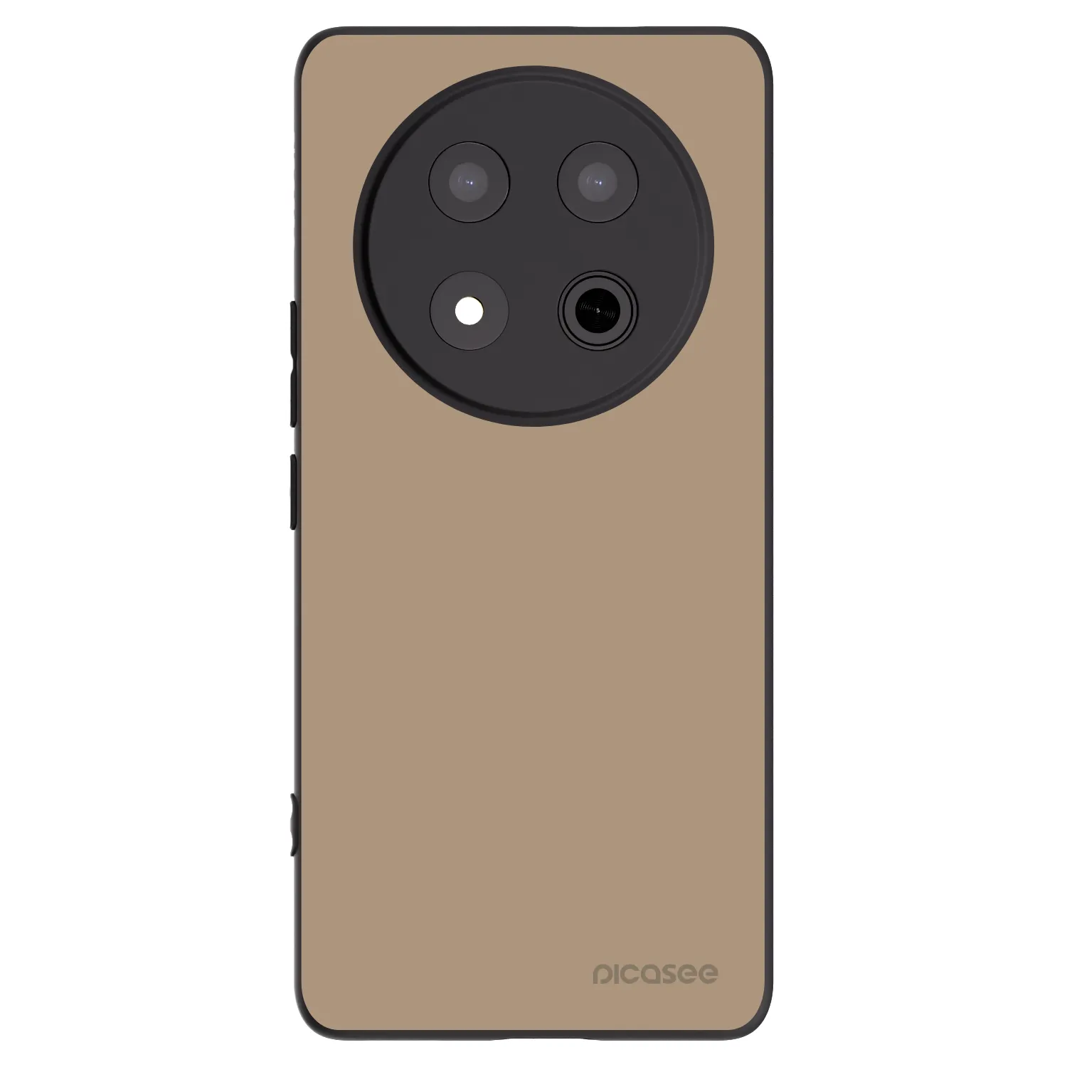 Picasee silikonowe czarne etui na Honor Magic7 Lite 5G - Soft Sand