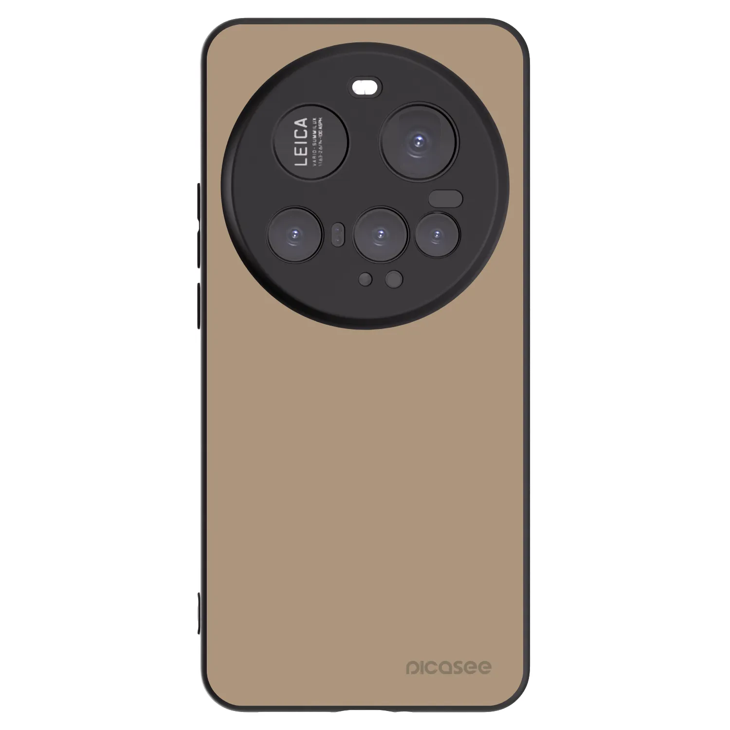 Picasee silikonowe czarne etui na Xiaomi 15 Ultra - Soft Sand