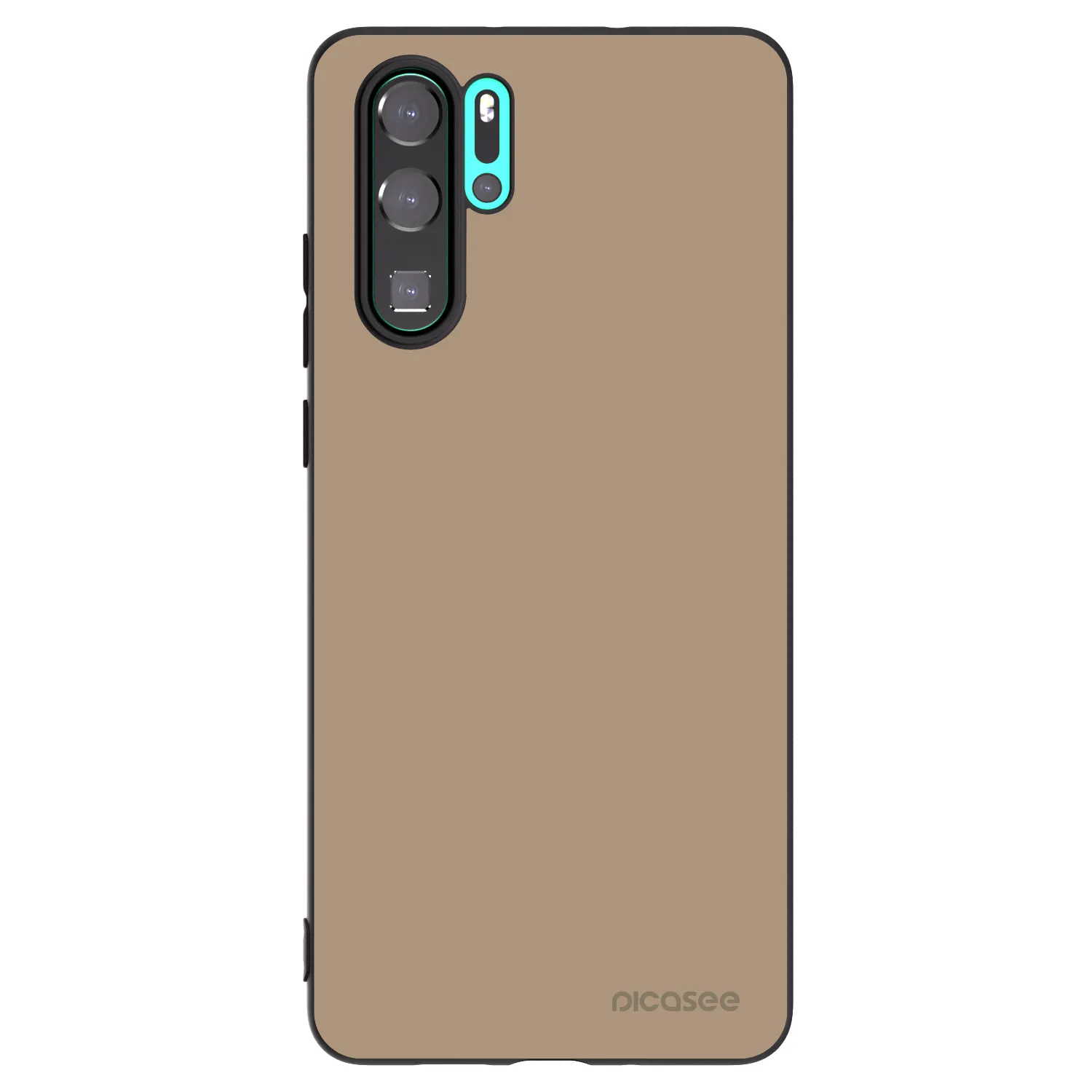 Picasee silikonowe czarne etui na Huawei P30 Pro - Soft Sand