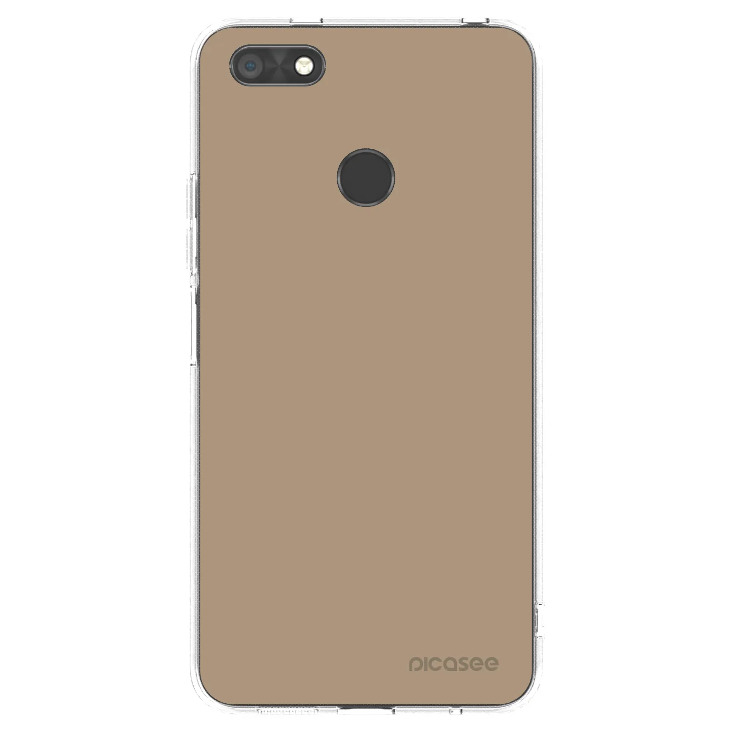 Picasee silikonowe przeźroczyste etui na Huawei P9 Lite Mini - Soft Sand
