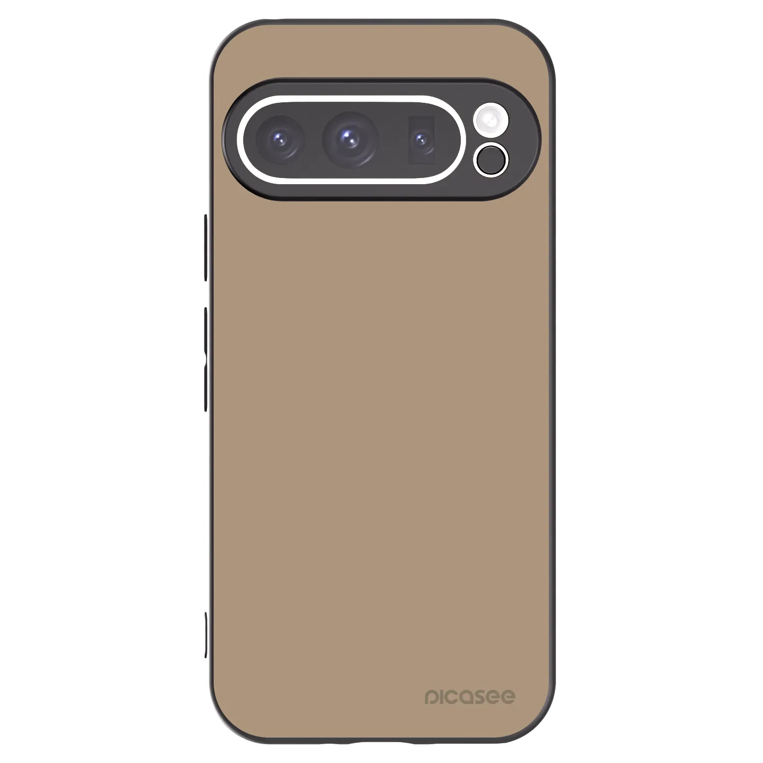 Picasee silikonowe czarne etui na Google Pixel 9 Pro - Soft Sand