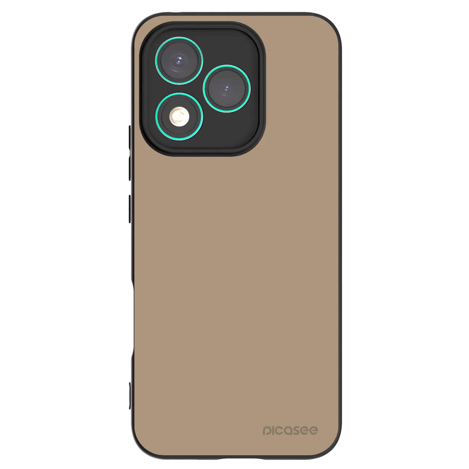 Picasee silikonowe czarne etui na Honor 400 Lite 5G - Soft Sand