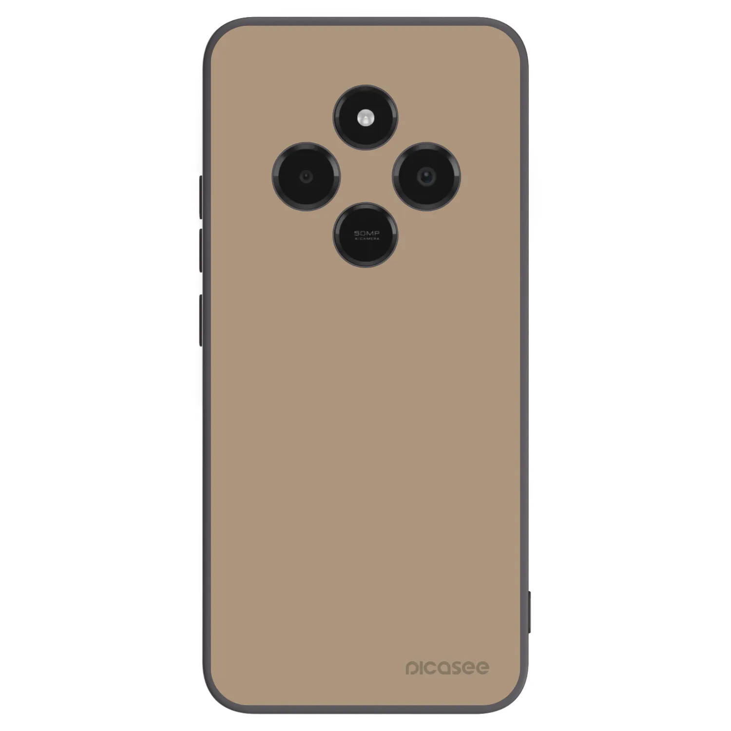 Picasee silikonowe czarne etui na Xiaomi Poco C75 - Soft Sand