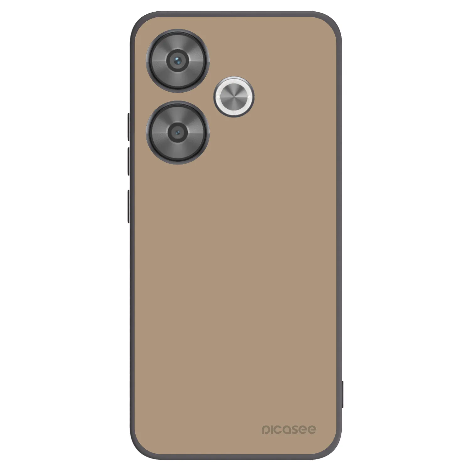Picasee silikonowe czarne etui na Xiaomi Poco F6 - Soft Sand