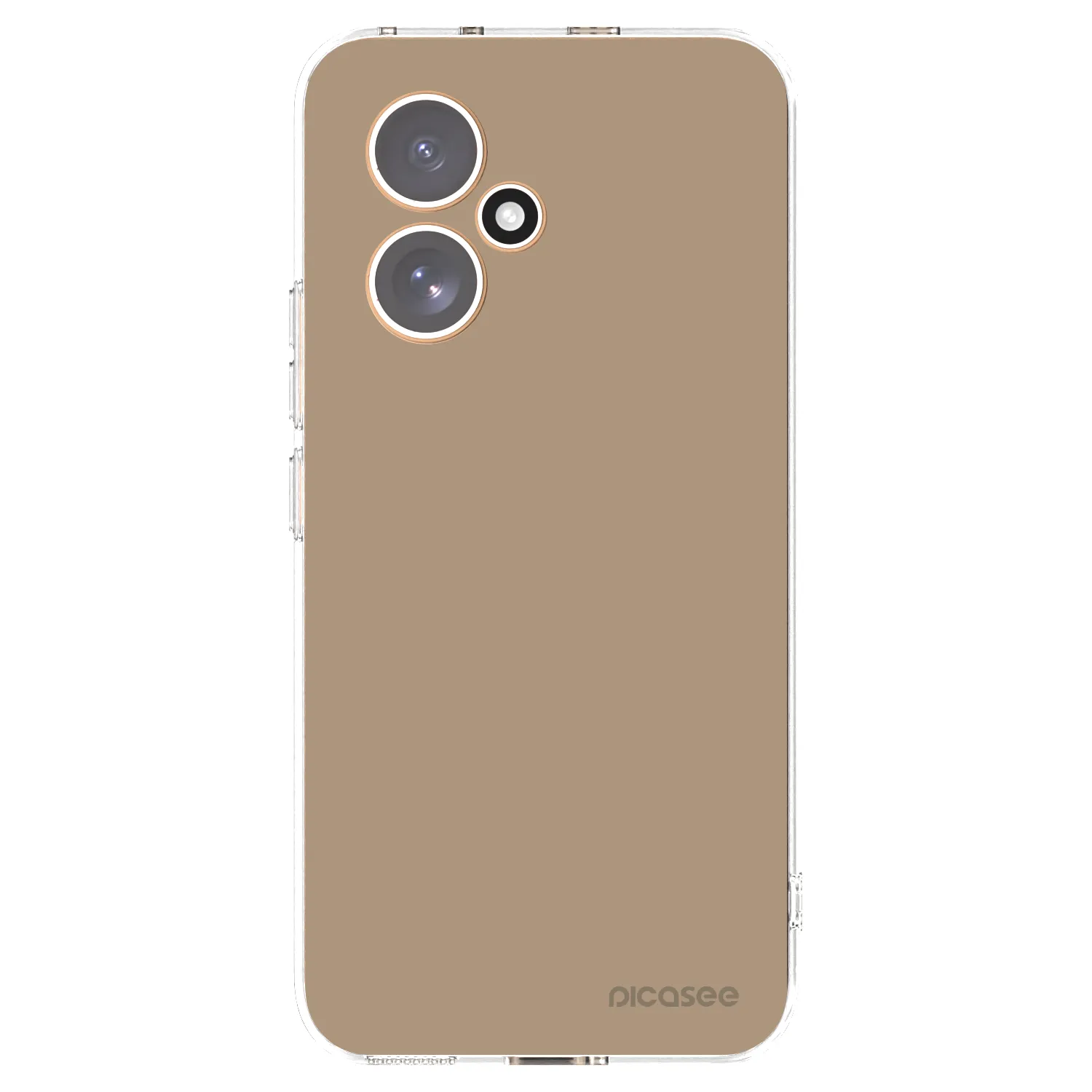 Picasee silikonowe przeźroczyste etui na Honor 400 5G - Soft Sand