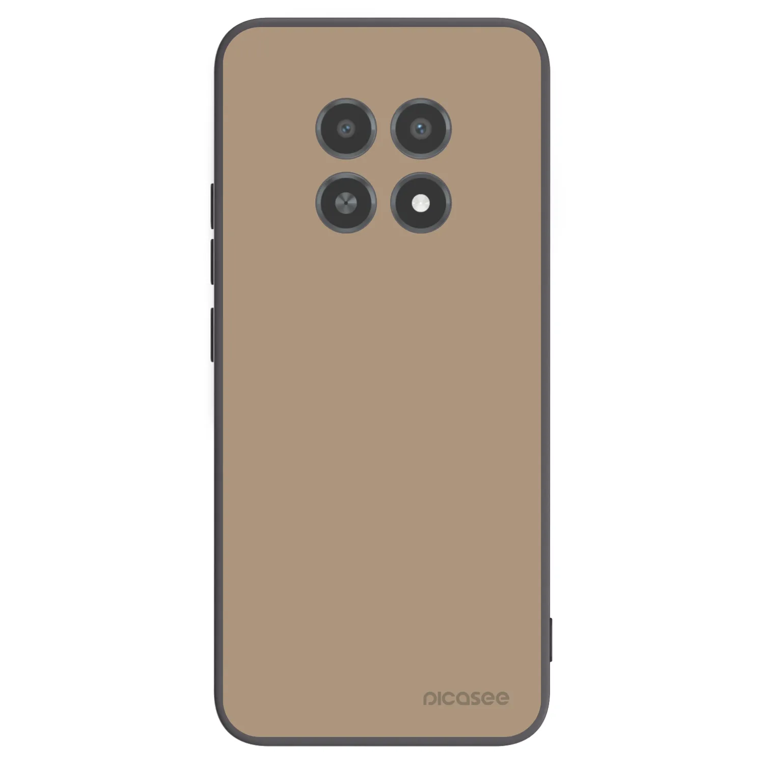 Picasee silikonowe czarne etui na Realme 12X - Soft Sand