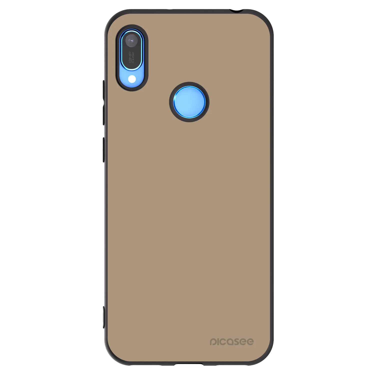Picasee silikonowe czarne etui na Huawei Y6 2019 - Soft Sand