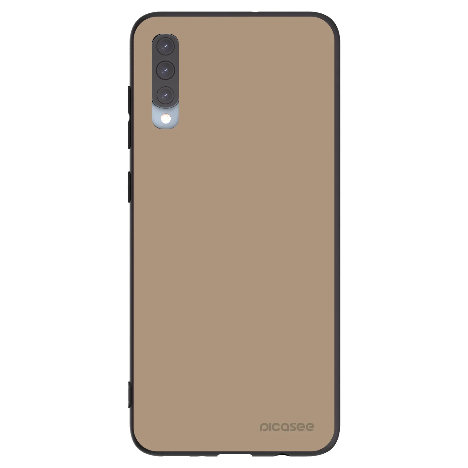 Picasee silikonowe czarne etui na Samsung Galaxy A70 A705F - Soft Sand