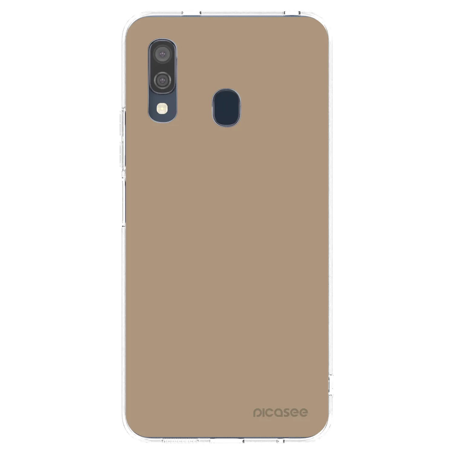 Picasee silikonowe przeźroczyste etui na Samsung Galaxy A40 A405F - Soft Sand