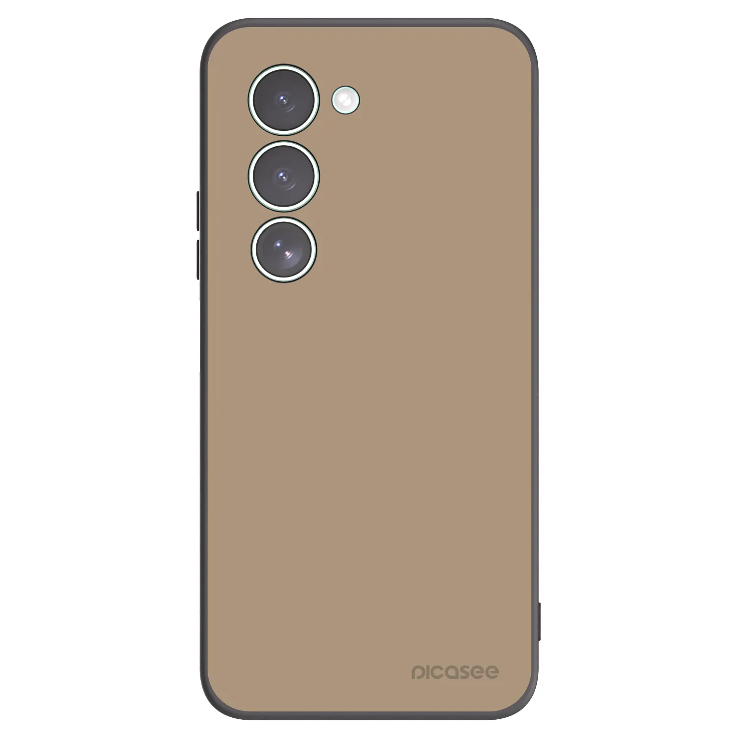 Picasee silikonowe czarne etui na Xiaomi Redmi 15 5G - Soft Sand