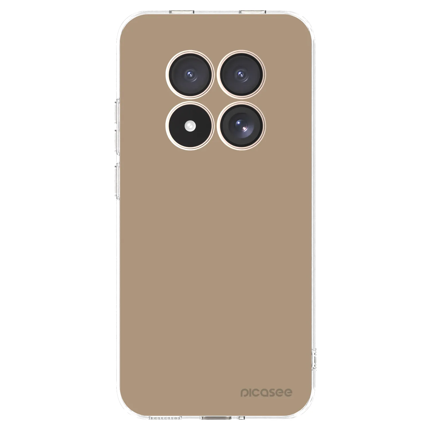 Picasee silikonowe przeźroczyste etui na Xiaomi Redmi Note 15 Pro 4G - Soft Sand