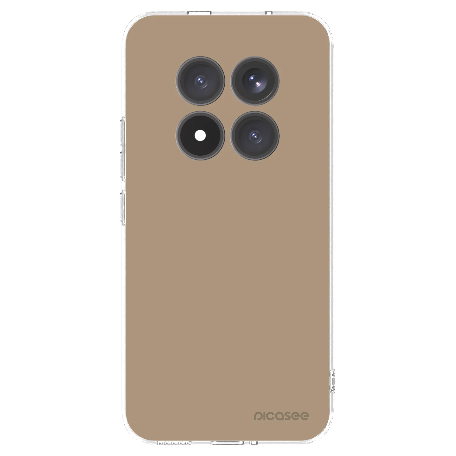 Picasee silikonowe przeźroczyste etui na Xiaomi Redmi Note 15 Pro+ - Soft Sand