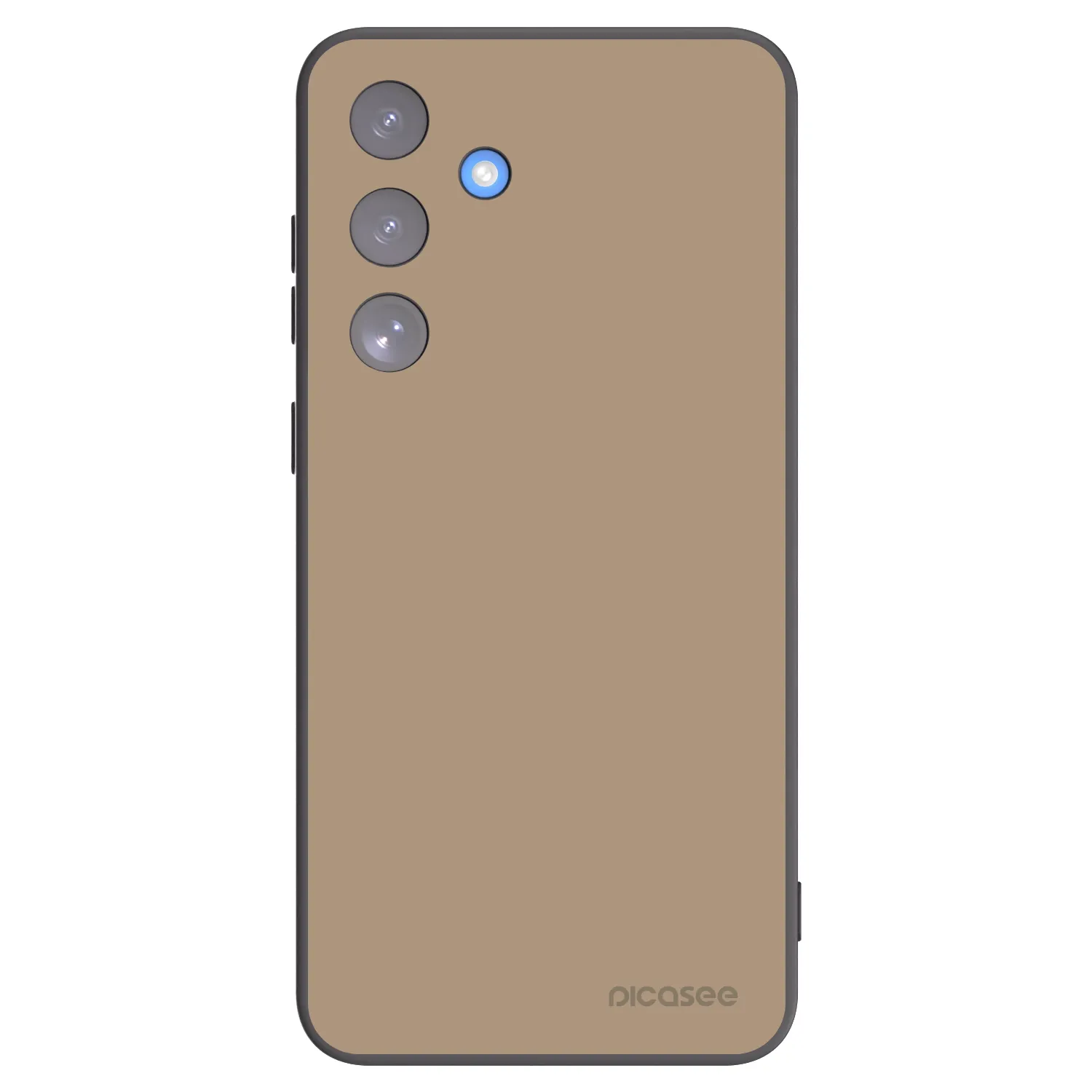 Picasee silikonowe czarne etui na Samsung Galaxy S25 FE 5G - Soft Sand