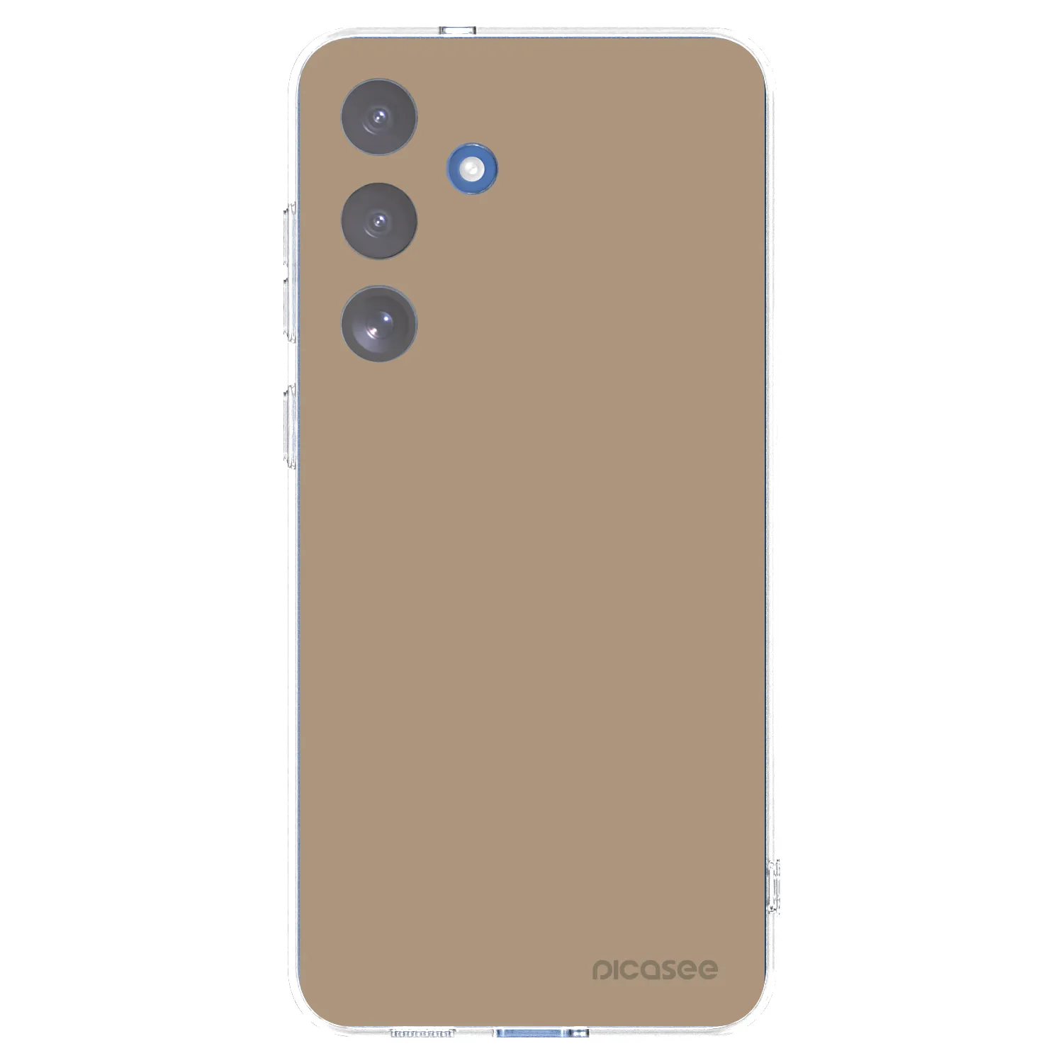 Picasee silikonowe przeźroczyste etui na Samsung Galaxy S25 FE 5G - Soft Sand