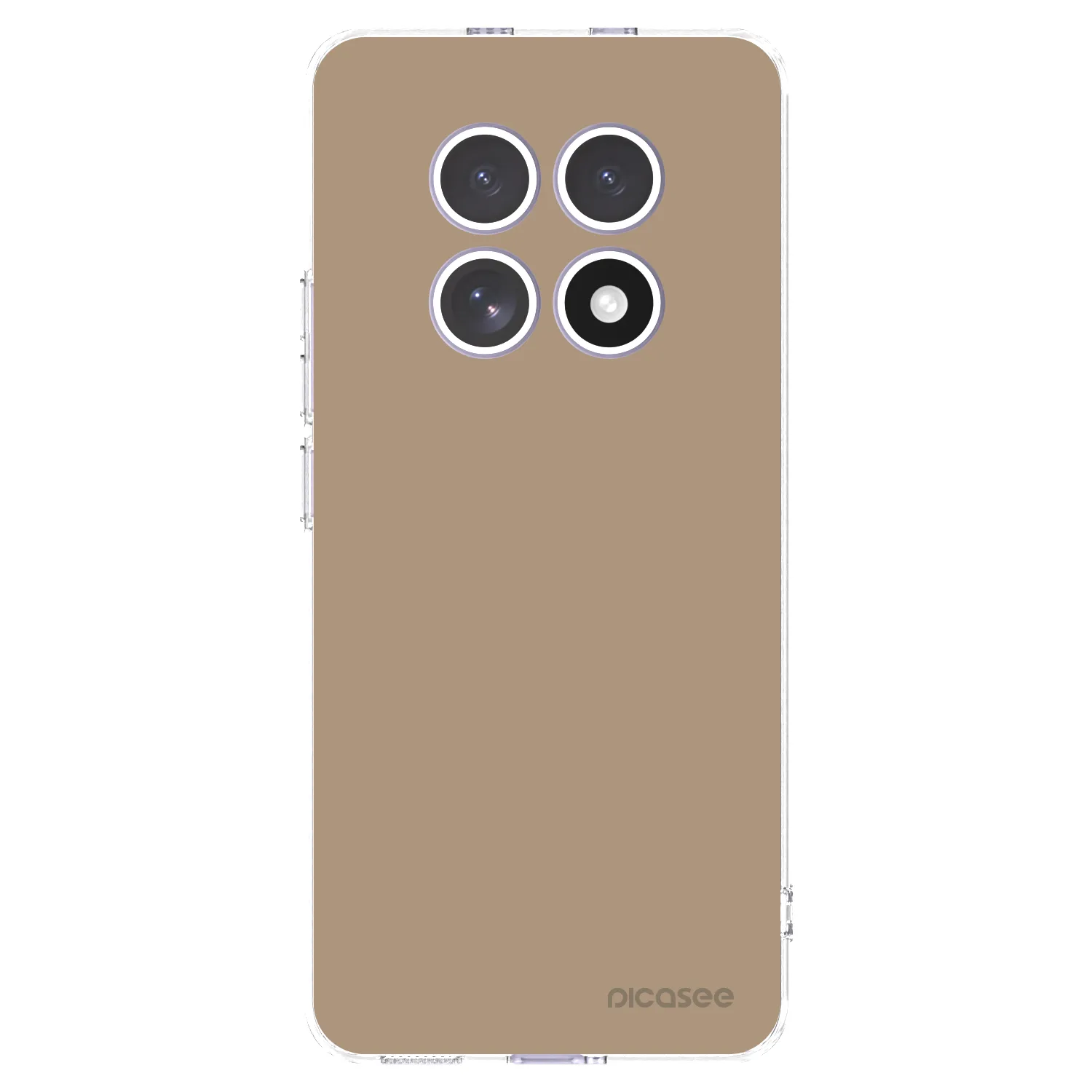 Picasee silikonowe przeźroczyste etui na Xiaomi Redmi Note 15 - Soft Sand