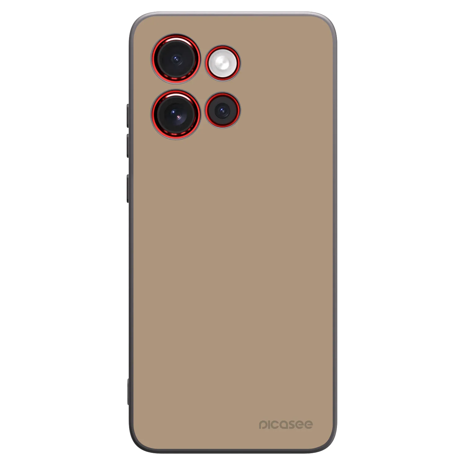 Picasee silikonowe czarne etui na Motorola Edge 60 Neo 5G - Soft Sand