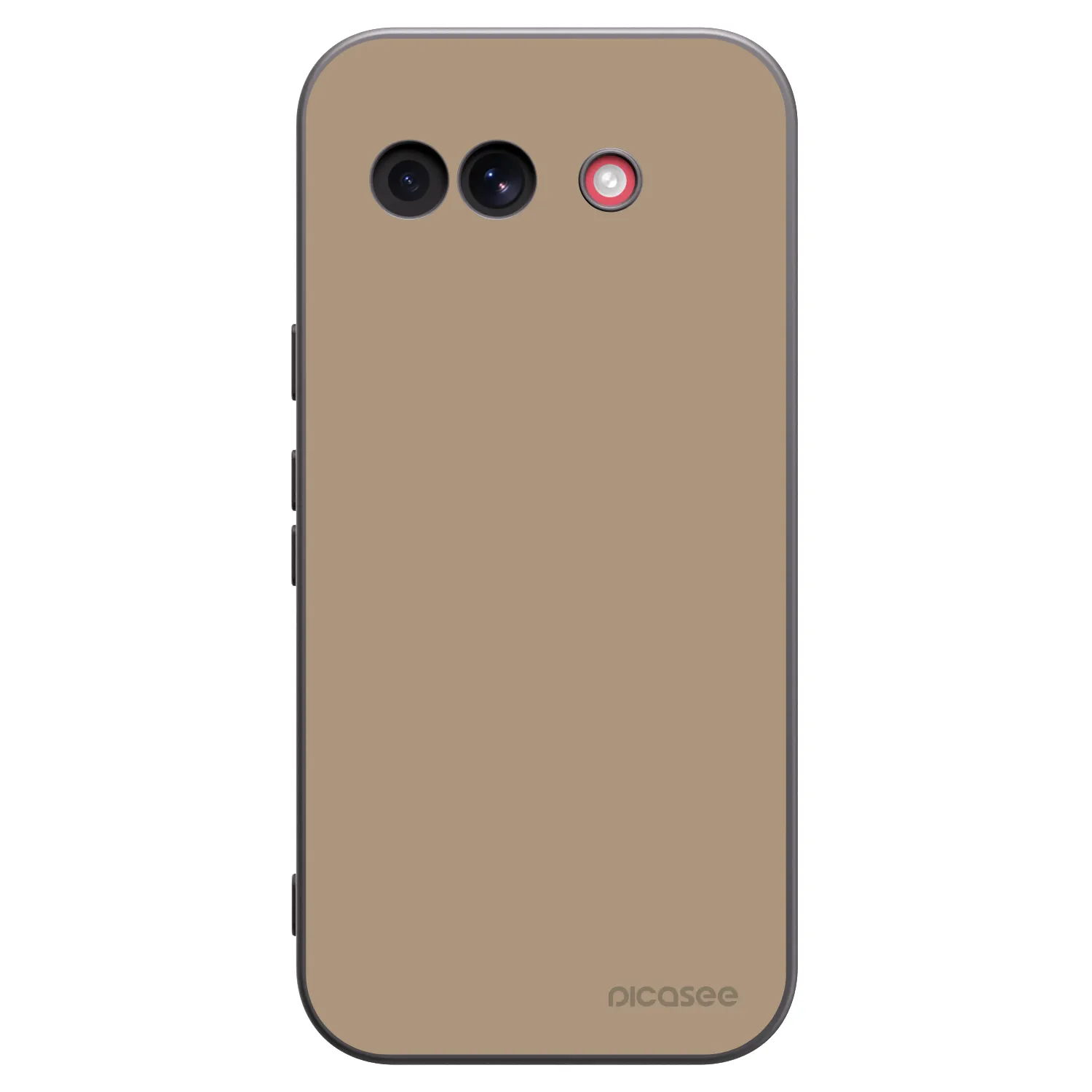 Picasee silikonowe czarne etui na Google Pixel 10a - Soft Sand