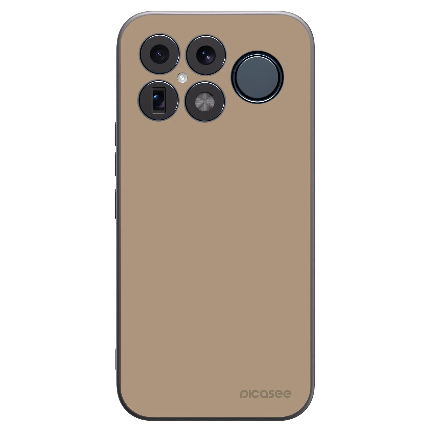 Picasee silikonowe czarne etui na Xiaomi Poco F8 Ultra - Soft Sand