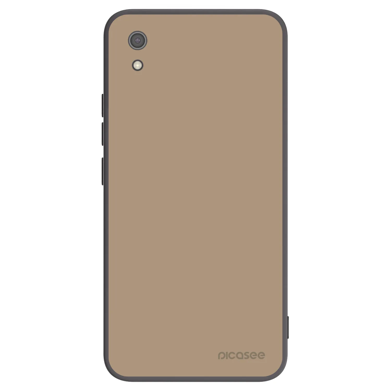 Picasee silikonowe czarne etui na Xiaomi Redmi 7A - Soft Sand
