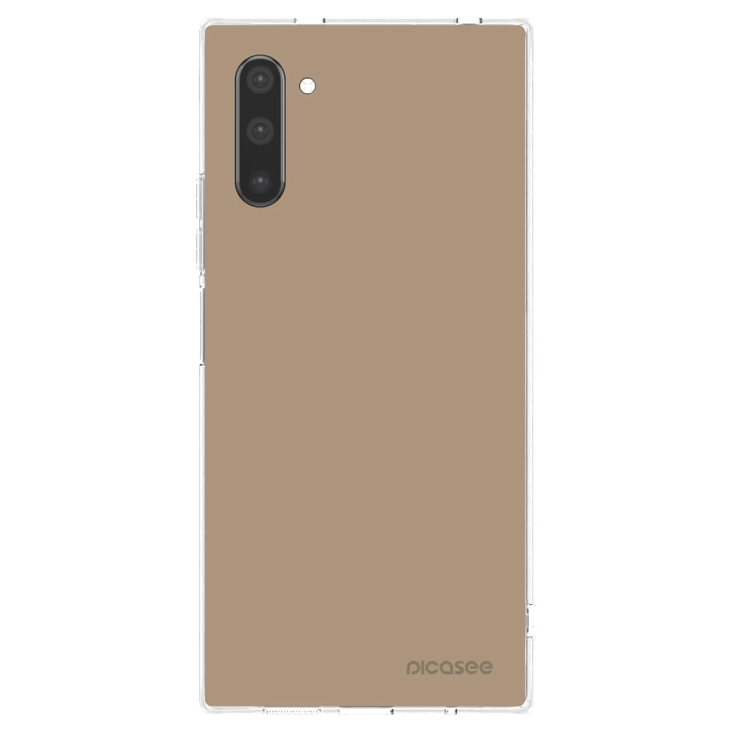 Picasee silikonowe przeźroczyste etui na Samsung Galaxy Note 10 N970F - Soft Sand