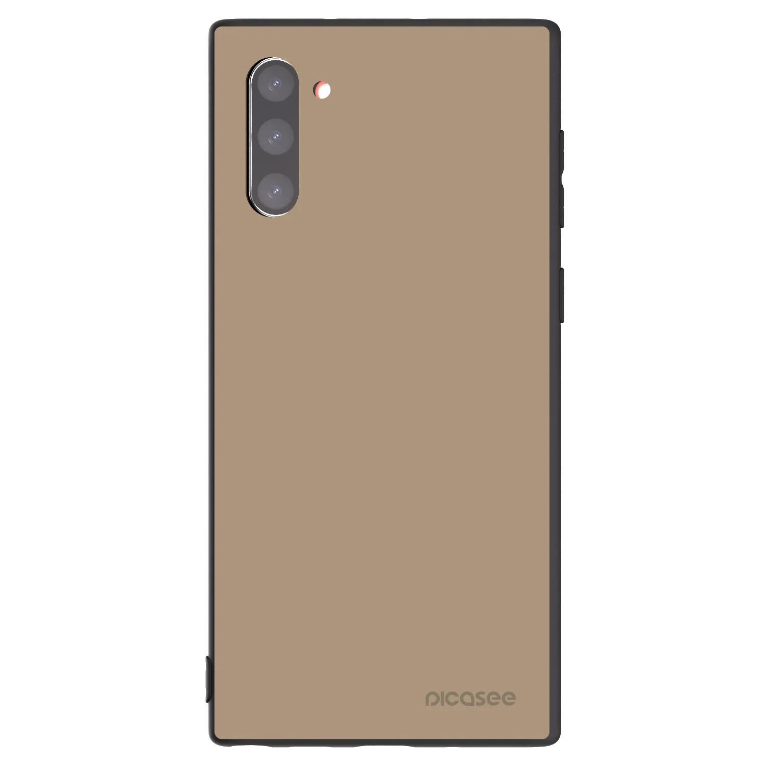 Picasee silikonowe czarne etui na Samsung Galaxy Note 10 N970F - Soft Sand
