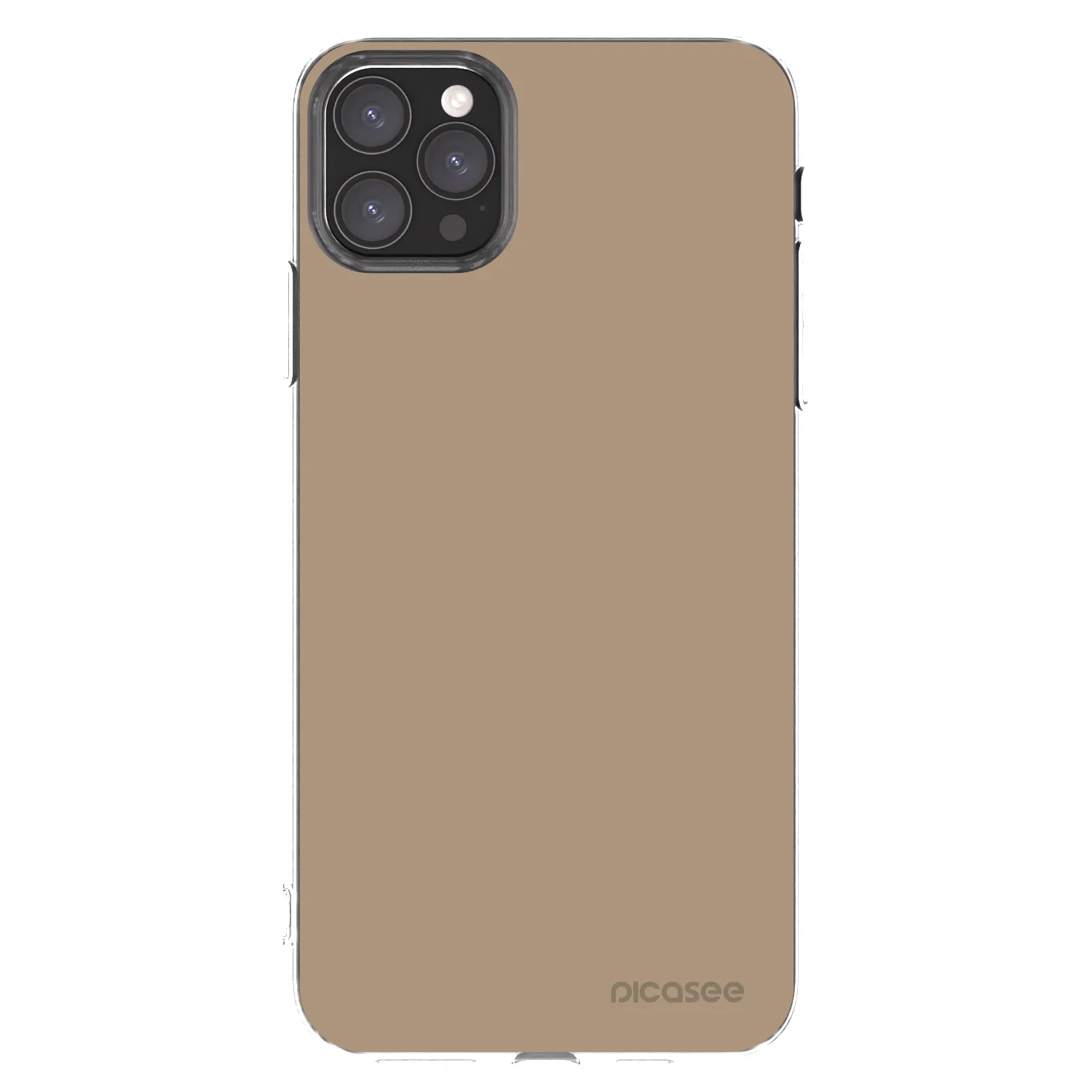 Picasee silikonowe przeźroczyste etui na Apple iPhone 11 Pro Max - Soft Sand