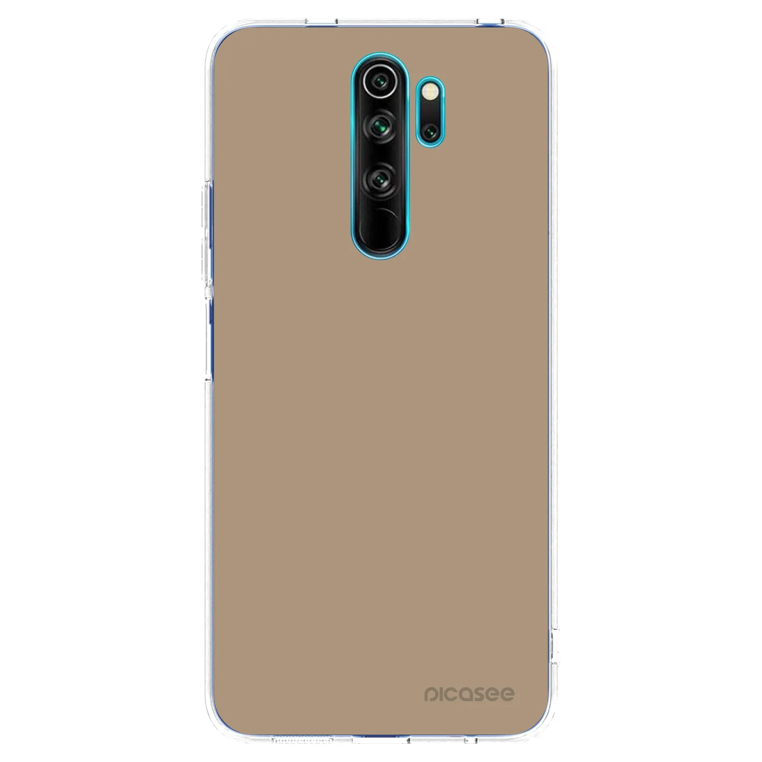 Picasee silikonowe przeźroczyste etui na Xiaomi Redmi Note 8 Pro - Soft Sand
