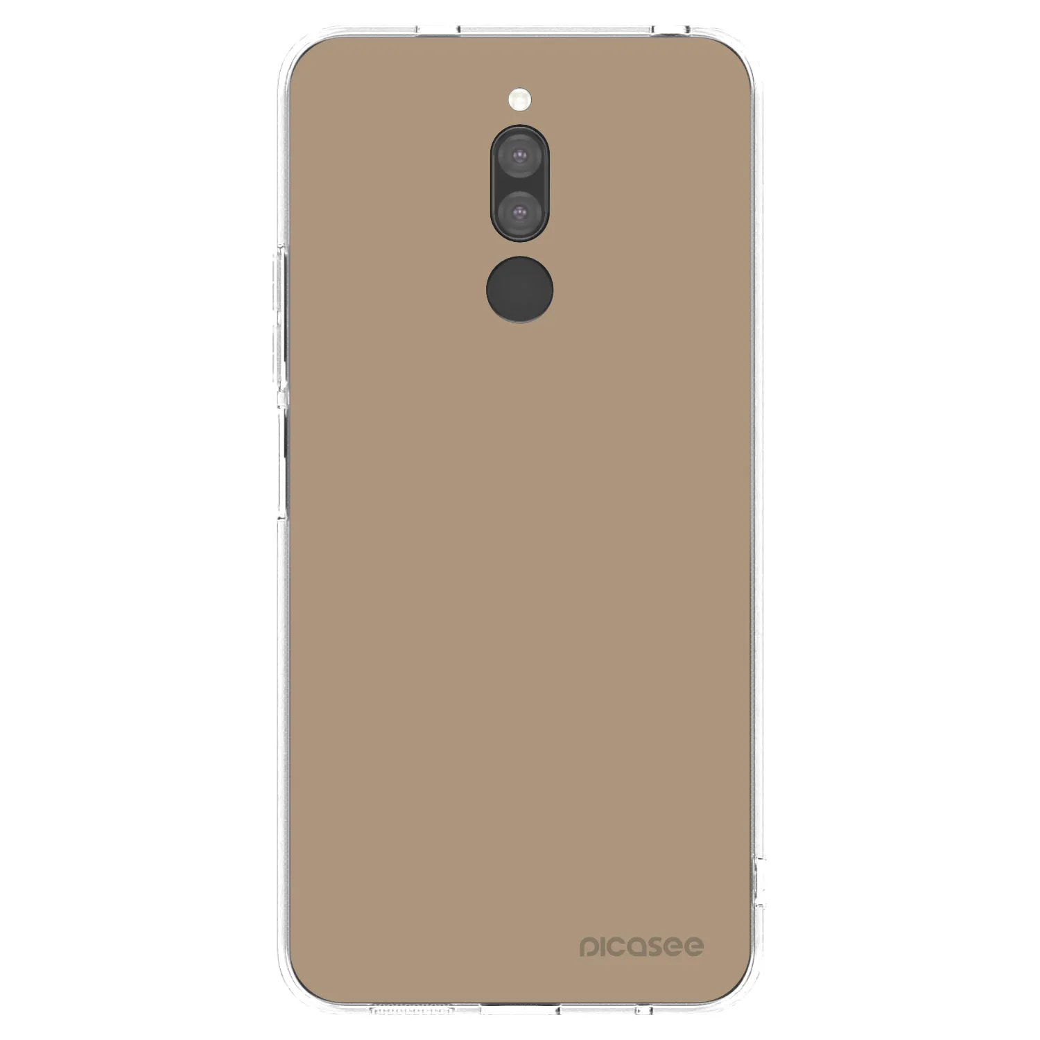 Picasee silikonowe przeźroczyste etui na Xiaomi Redmi 8 - Soft Sand
