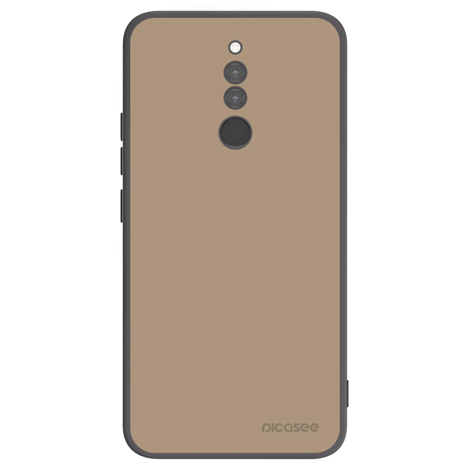 Picasee silikonowe czarne etui na Xiaomi Redmi 8 - Soft Sand