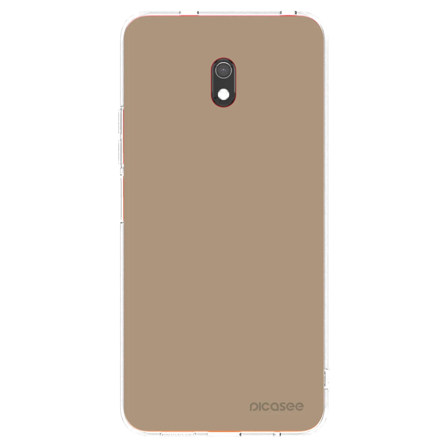 Picasee silikonowe przeźroczyste etui na Xiaomi Redmi 8A - Soft Sand