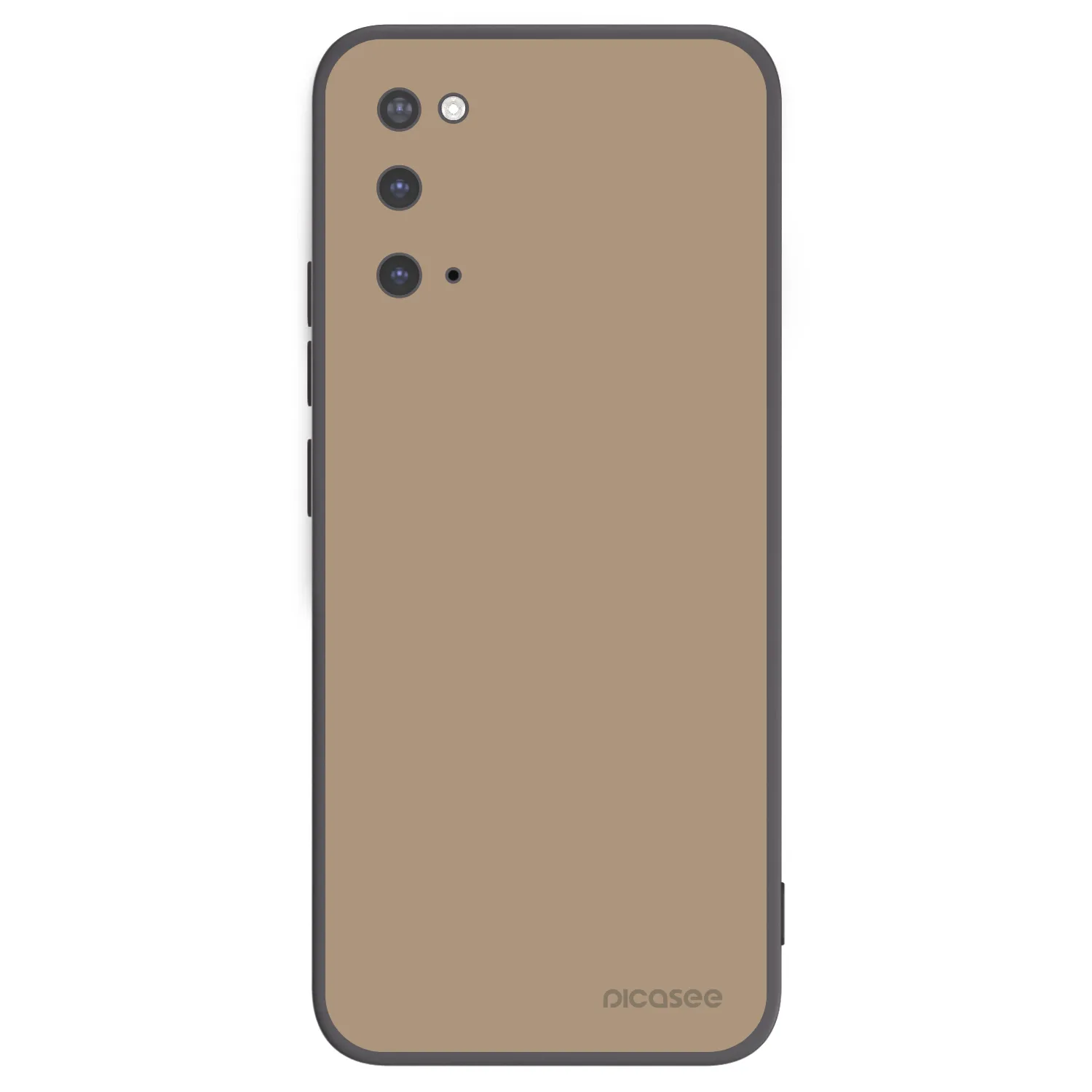 Picasee silikonowe czarne etui na Samsung Galaxy S20 G980F - Soft Sand