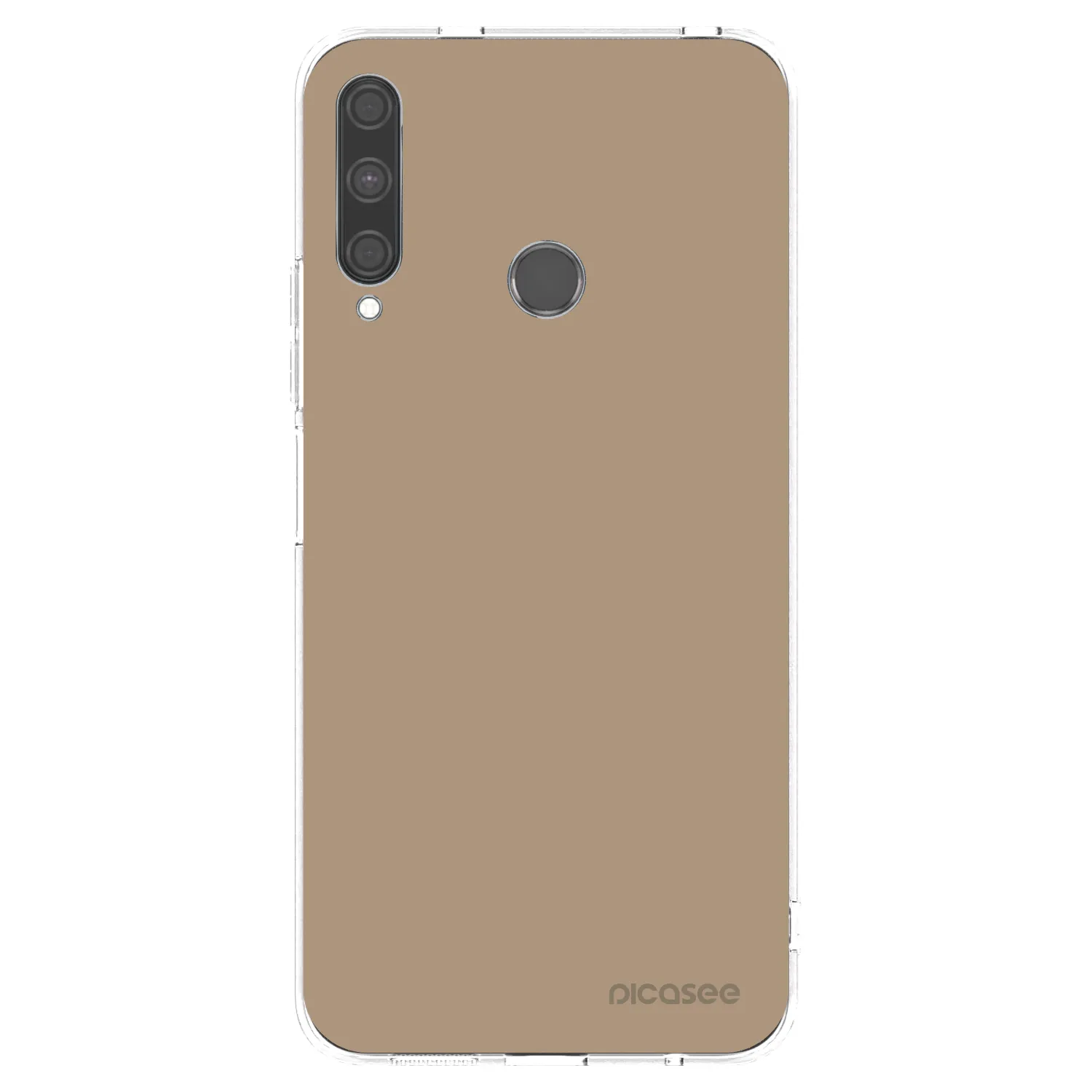 Picasee silikonowe przeźroczyste etui na Huawei P40 Lite E - Soft Sand
