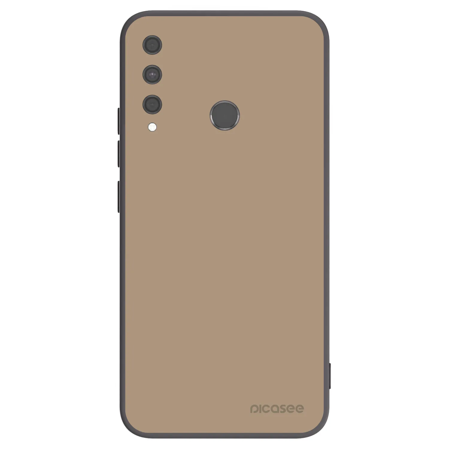 Picasee silikonowe czarne etui na Huawei P40 Lite E - Soft Sand