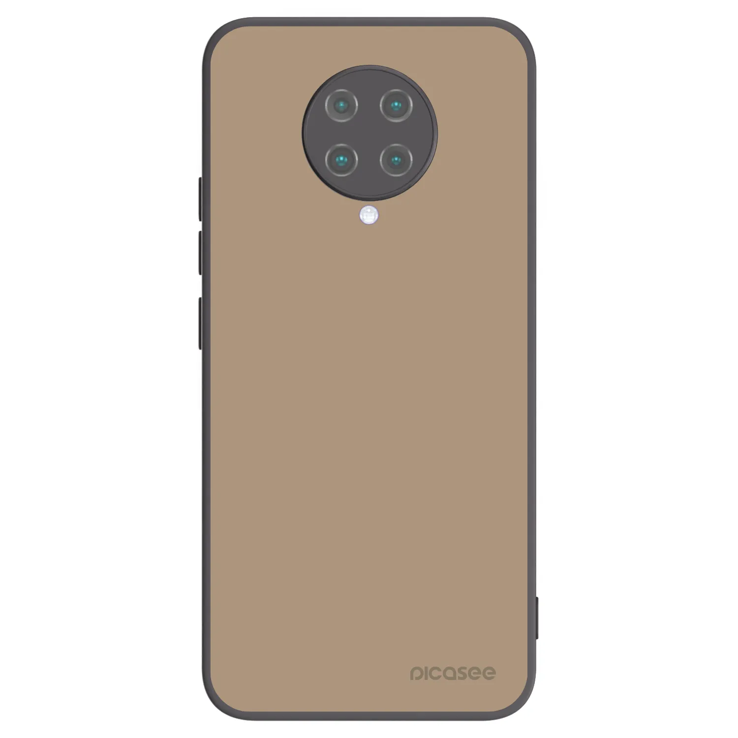 Picasee silikonowe czarne etui na Xiaomi Poco F2 Pro - Soft Sand